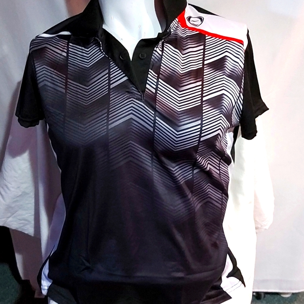 Ladies Golf-Sport Shirt Size L Black